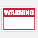 WARNING